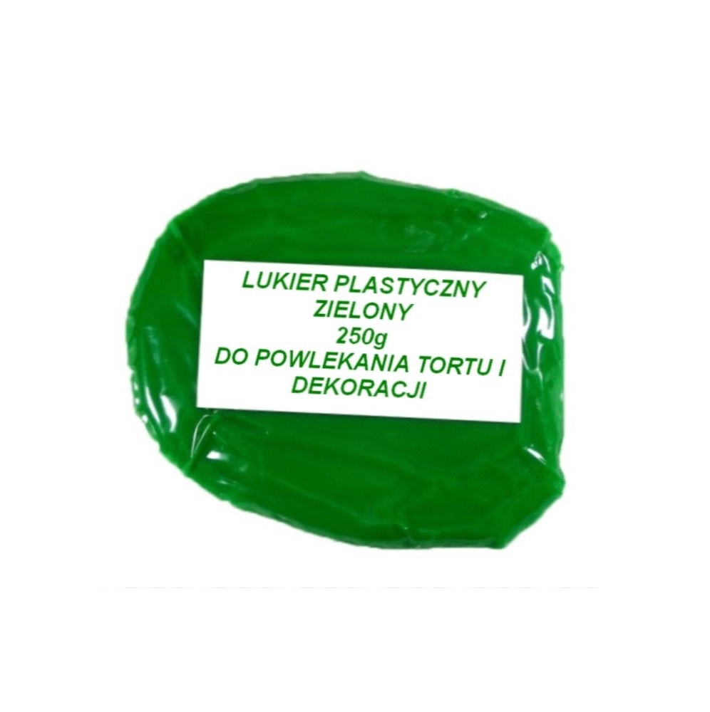 Lukier plastyczny zielony 250g