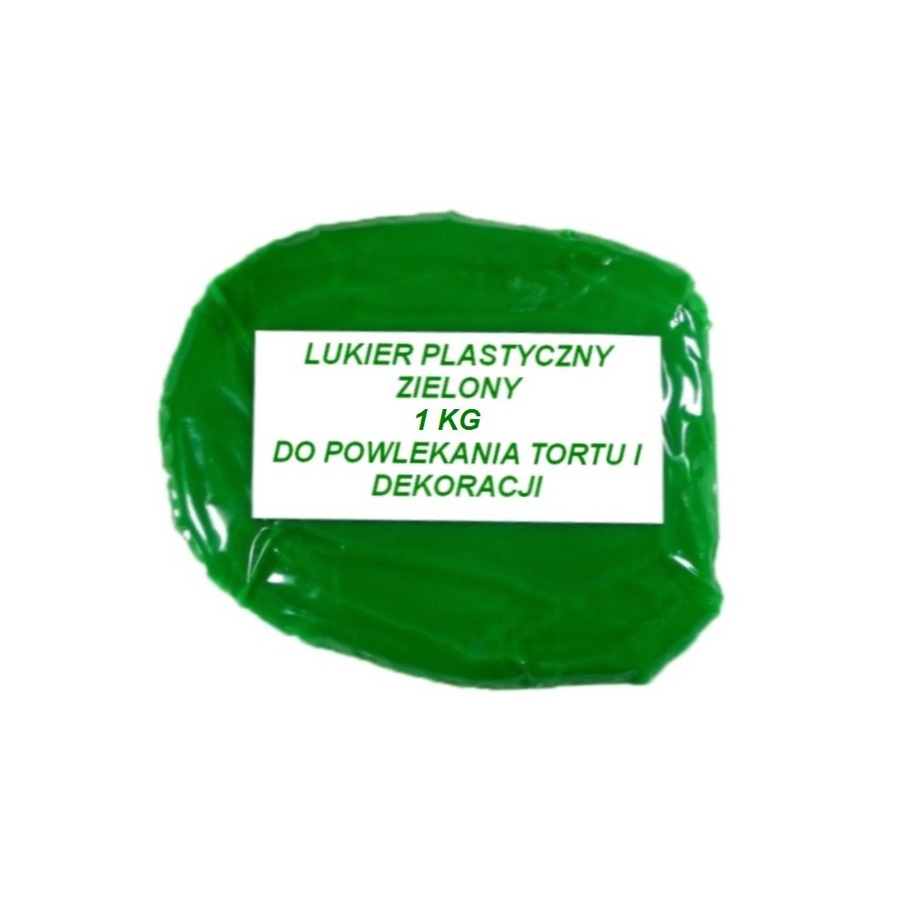 Lukier plastyczny zielony 1kg