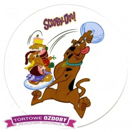 Opłatek na tort Scooby Doo-Nr 3-21cm