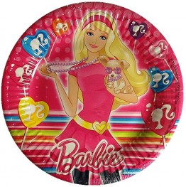 Talerzyki papierowe-Barbie-19