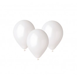 Balony białe Godan 10 sztuk