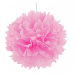 Pompon dekoracyjny Różowy-40 cm