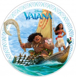 Opłatek na tort Vaiana-Skarb Oceanu-3-20cm
