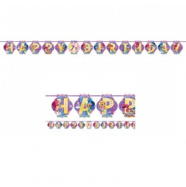 Banner urodzinowy Shimmer & Shine-200 cm