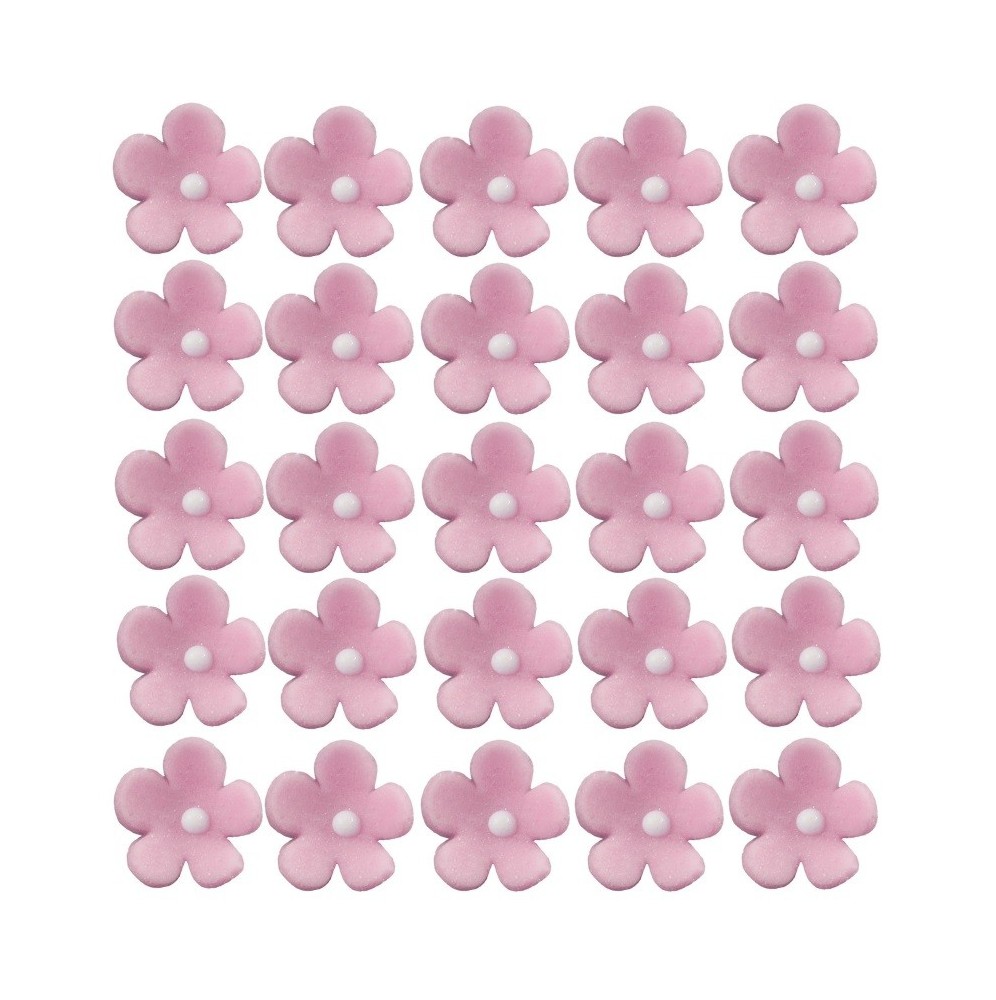 Kwiatuszki mini różowe-100 sztuk